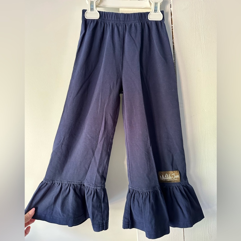 Size 4 Matilda Jane Navy ruffles. Please see all pictures and description.